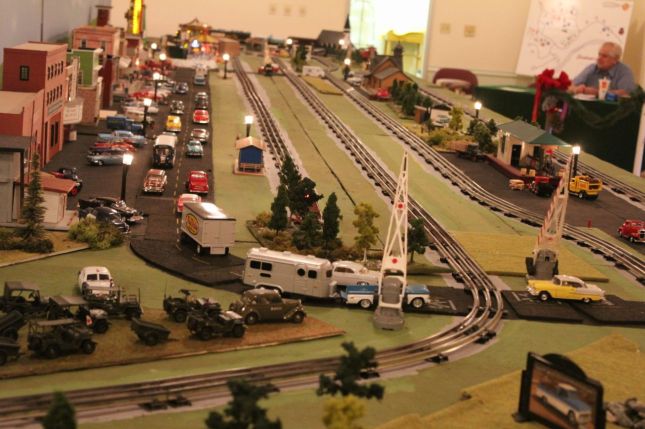 Just a small section of the model-train display...